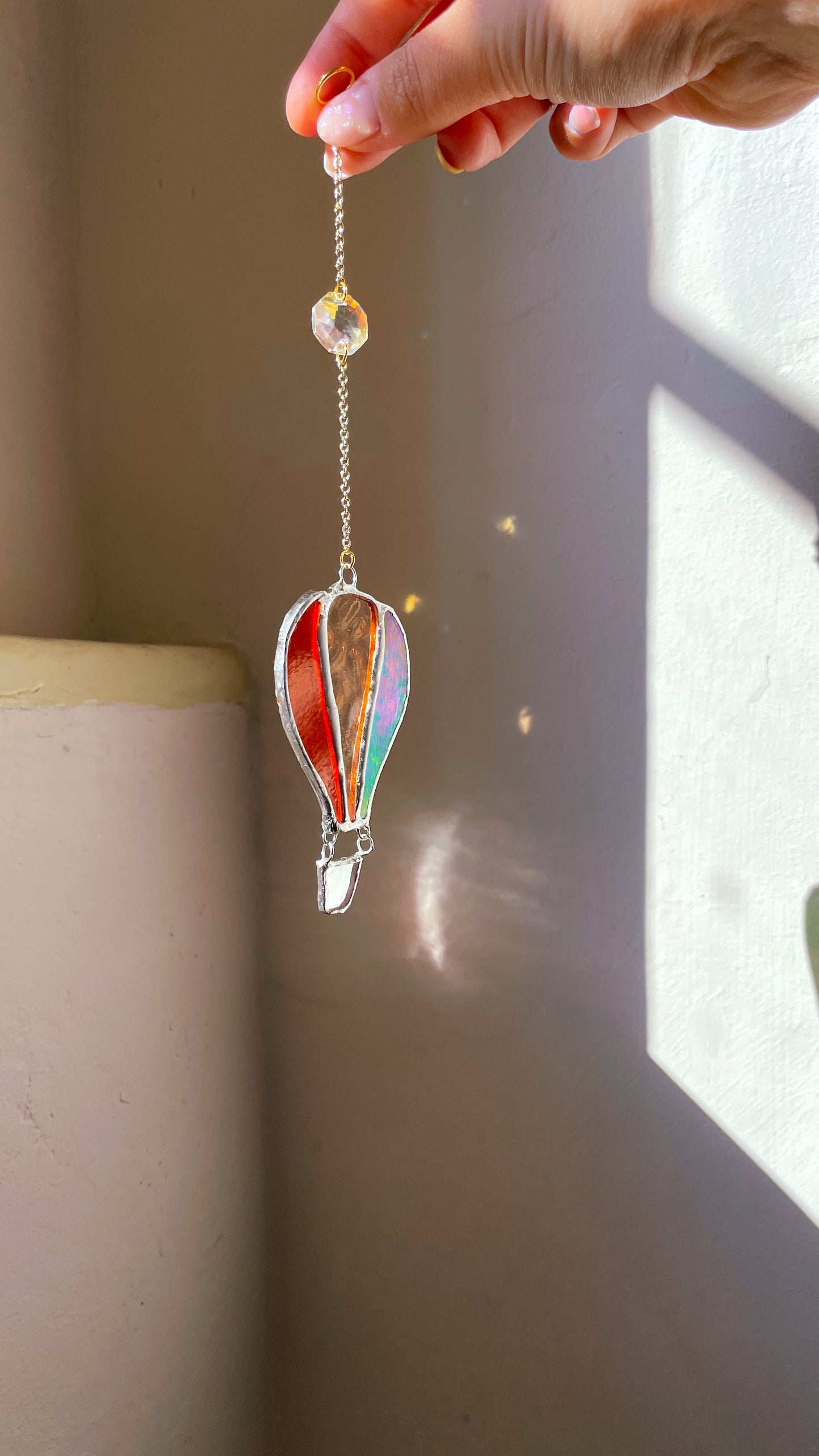 Mini Hot Air Balloon Suncatcher