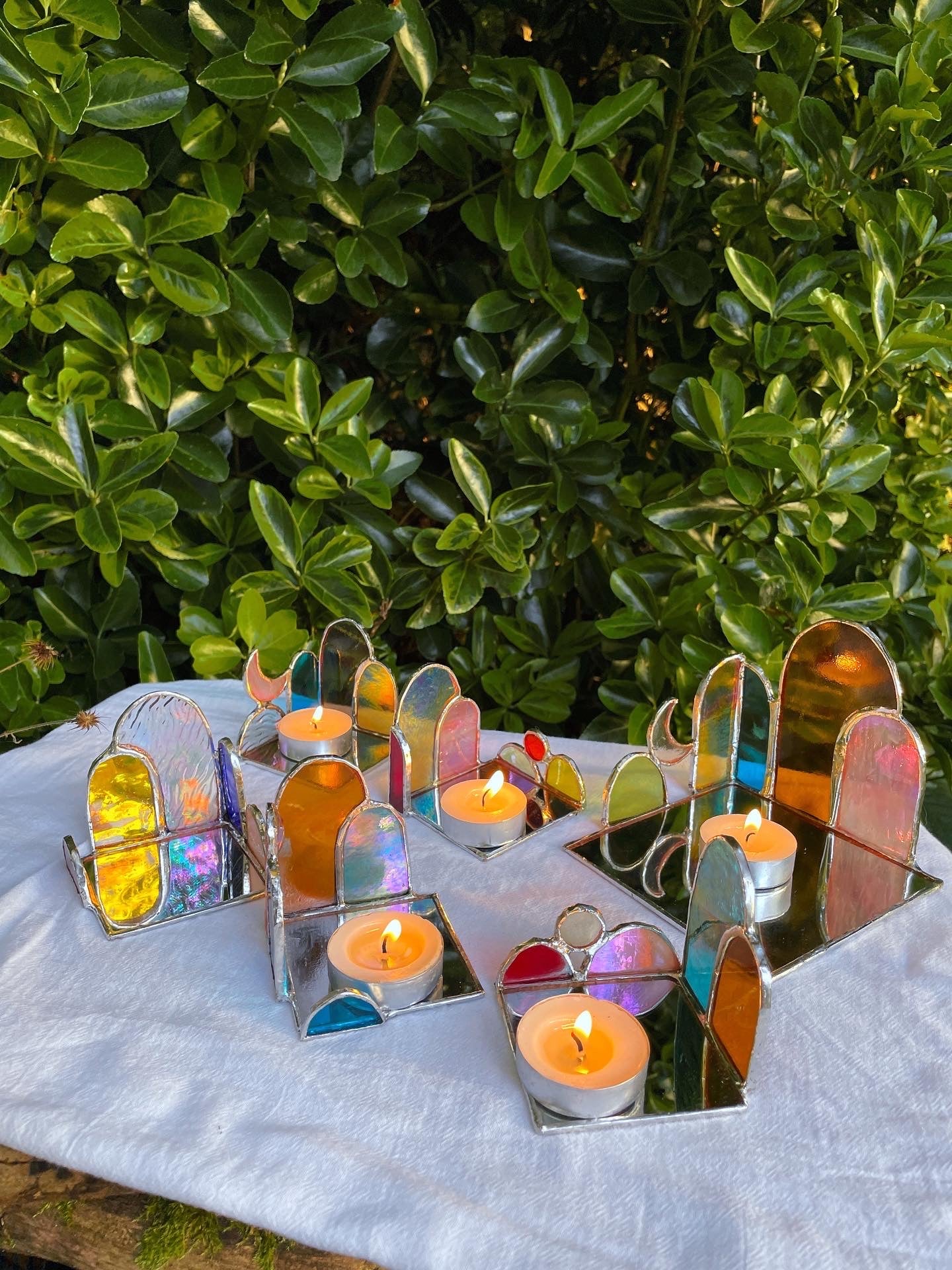 Large Celestial Tea Light Holder
