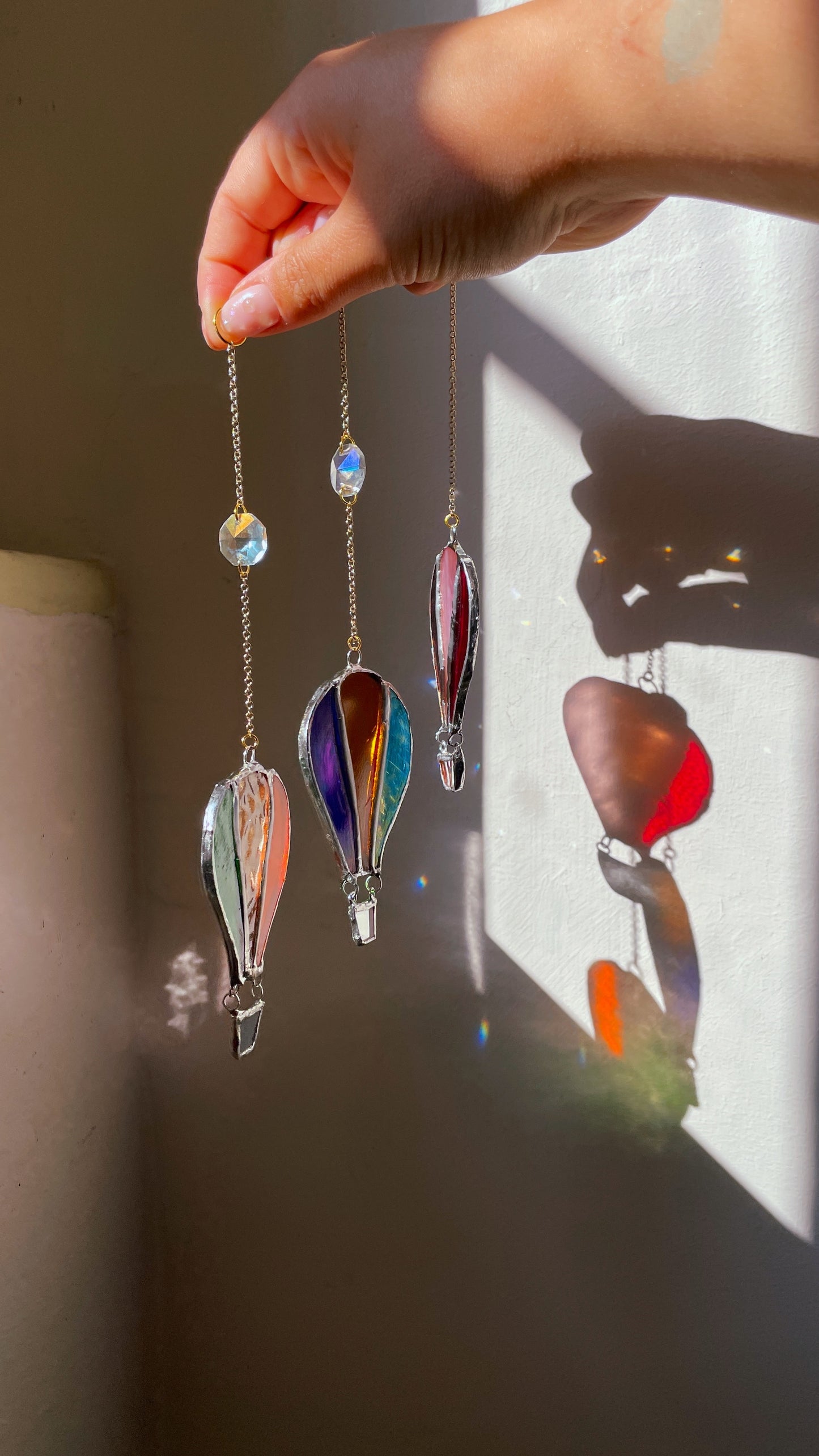 Mini Hot Air Balloon Suncatcher