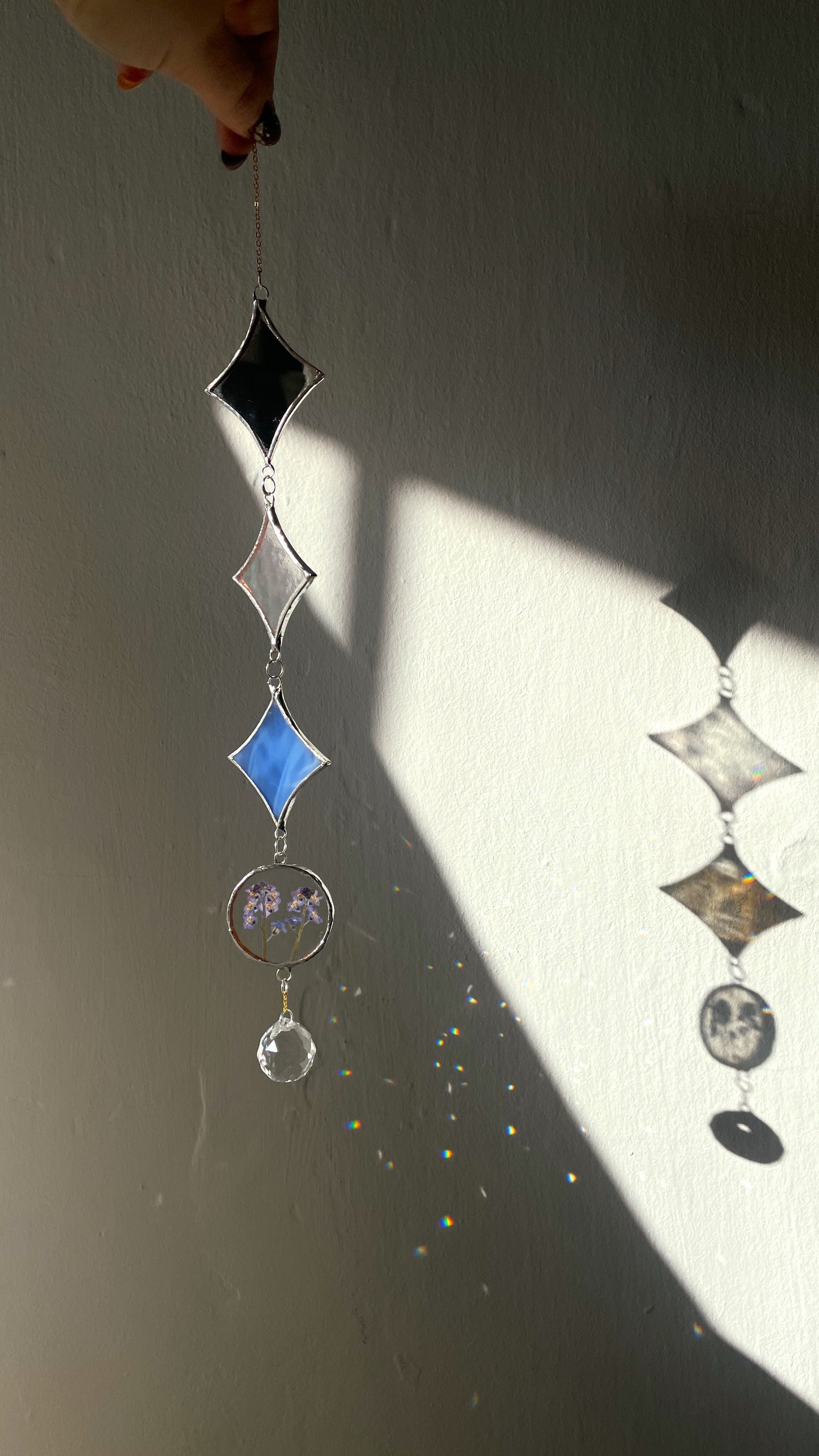 Stained Glass Mobile Stars