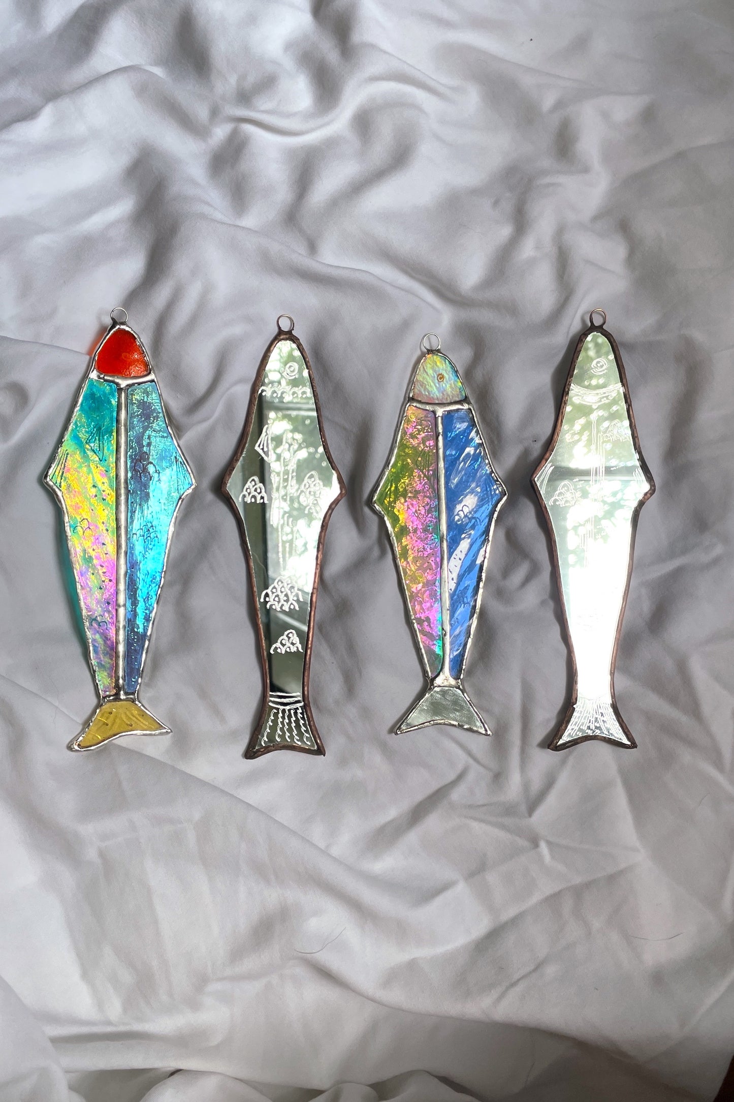 Mirrored Fish with copper finish