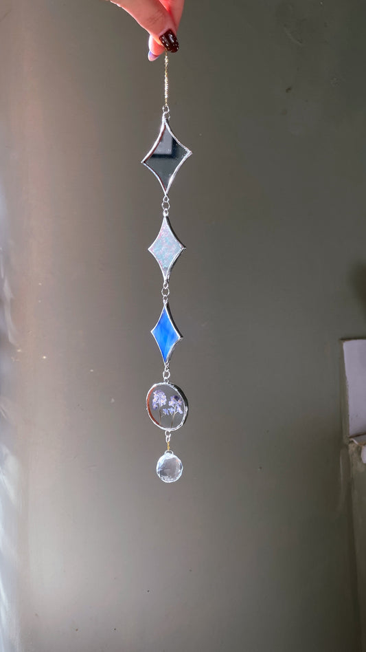 Stained Glass Mobile Stars