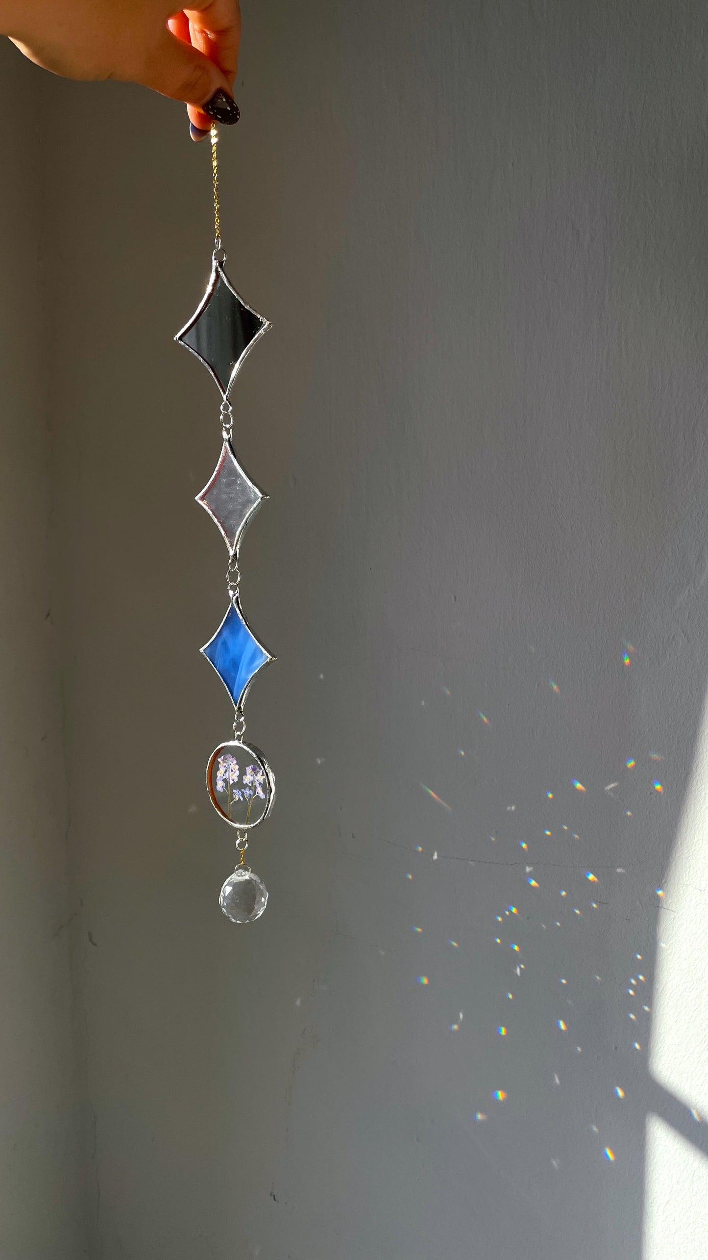 Stained Glass Mobile Stars