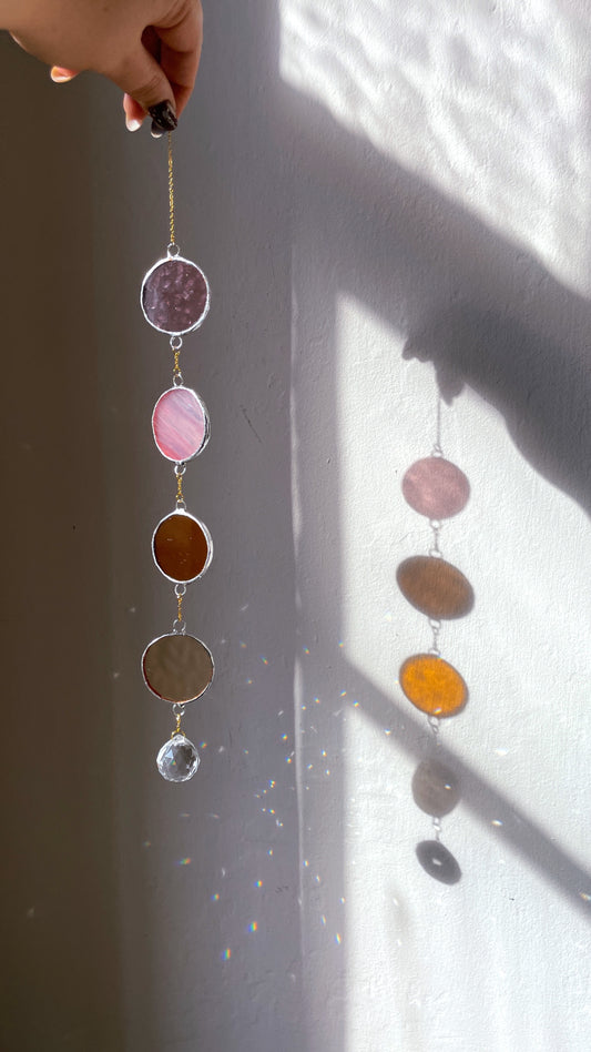 Stained Glass Mobile Circles