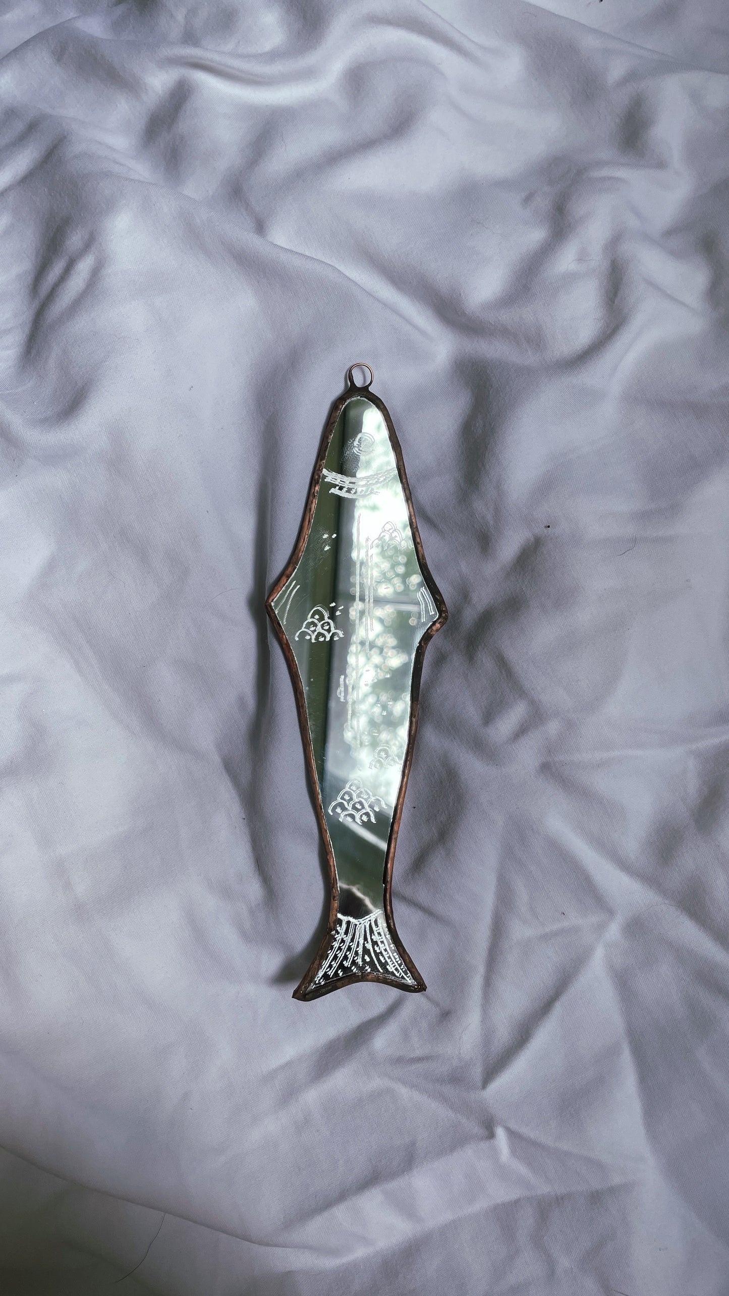 Mirrored Fish with copper finish
