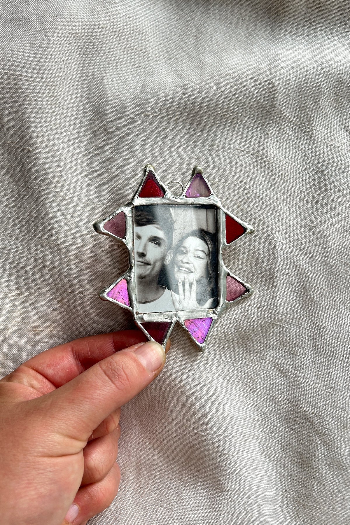 MINI JesterFrame Red and Pink