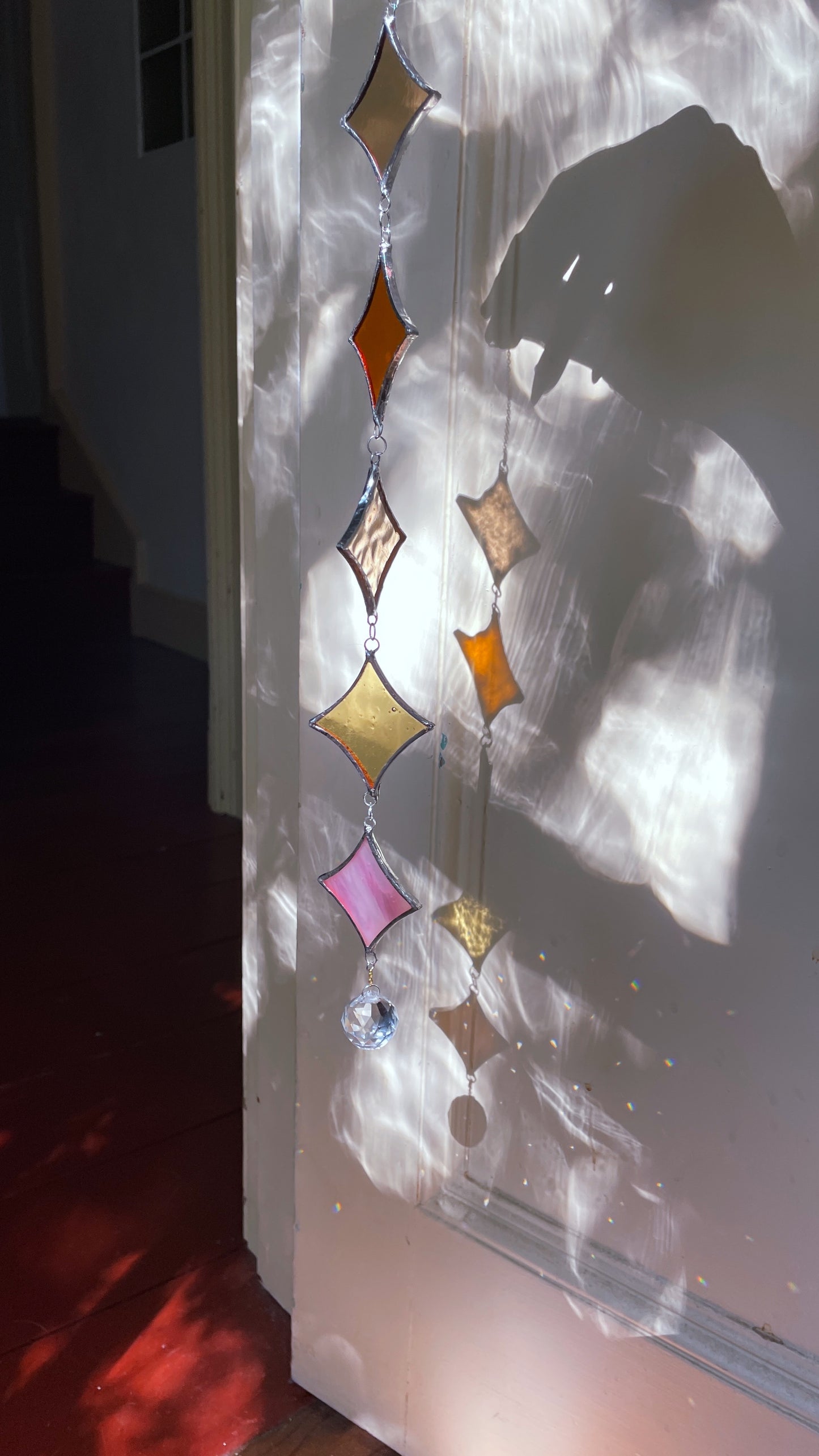 Stained Glass Mobile Stars