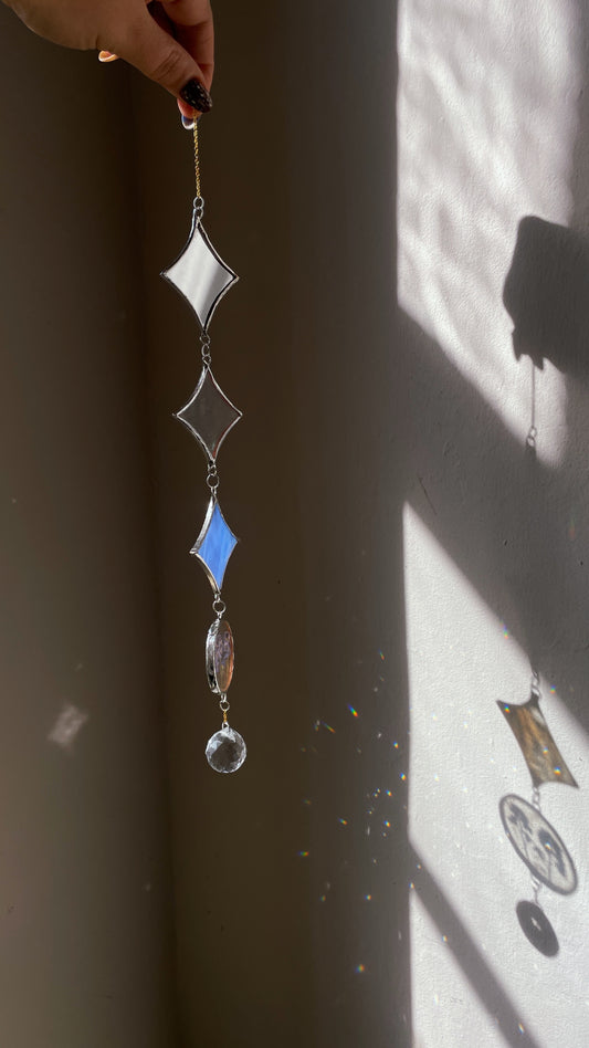 Stained Glass Mobile Stars