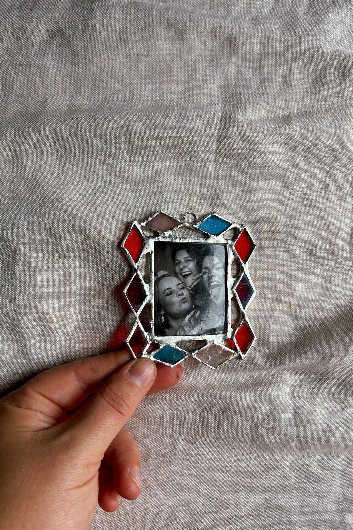 MINI Harlequin Blue Red Orange