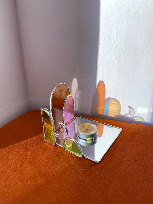 Large Celestial Tea Light Holder