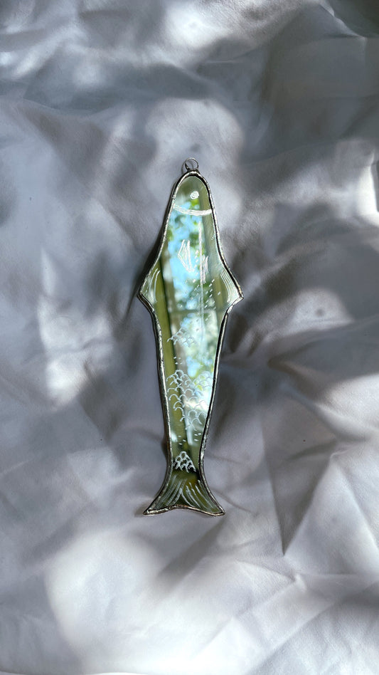 Mirrored Fish with silver finish