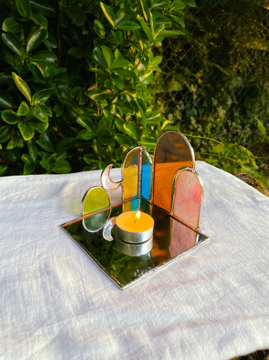 Large Celestial Tea Light Holder