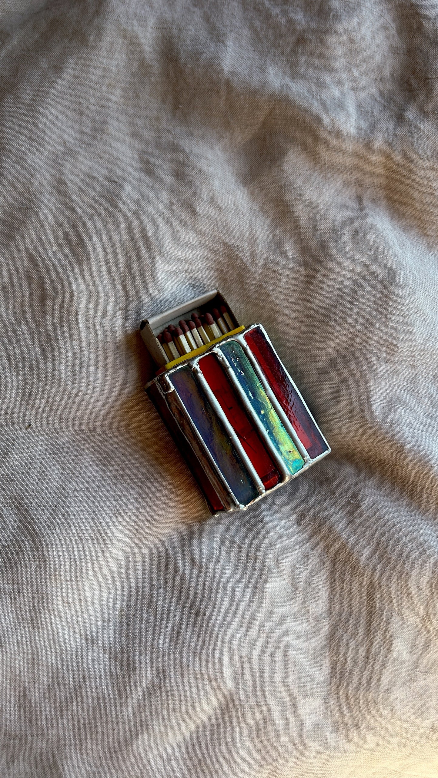 Discounted sample* Striped Checkered Mini Matchbox Sleeve- UK ONLY (Copy)