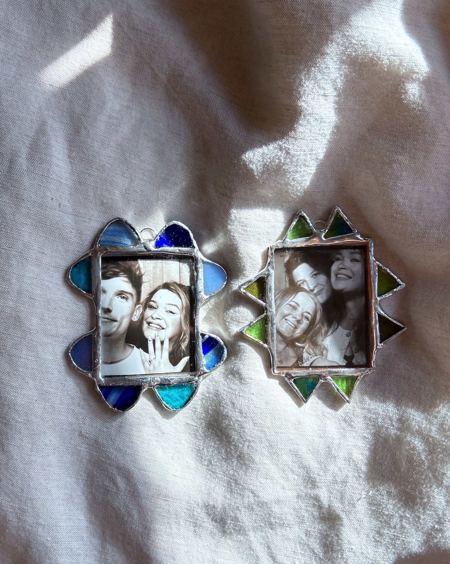 MINI Scalloped Frame Blue